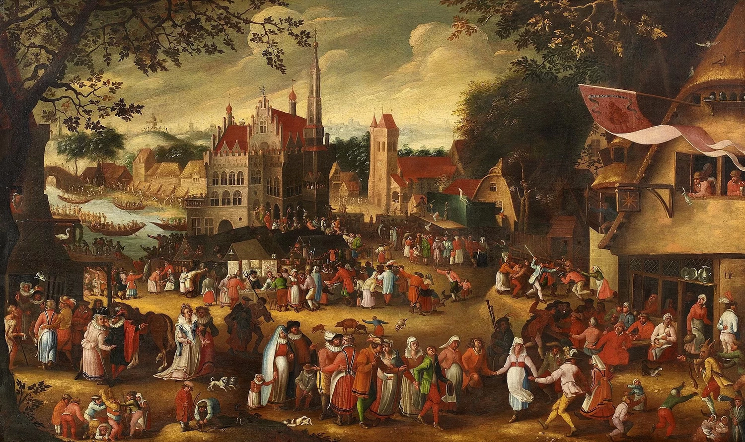Festa ad Audenaerde in occasione della fiera di San Giorgi - Van Ham Kunstauktionen